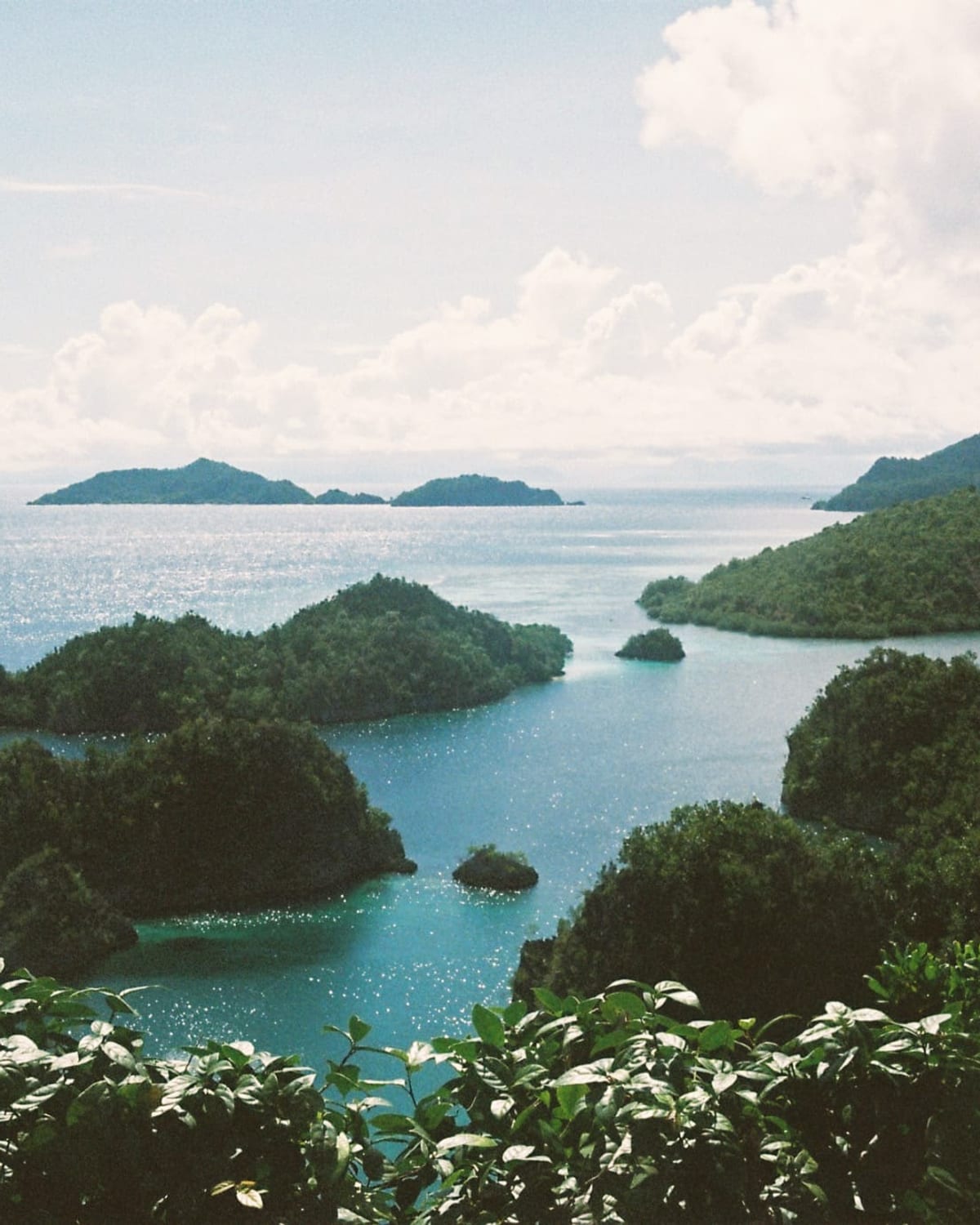 View from Pianemo Hill looking out over Raja Ampat